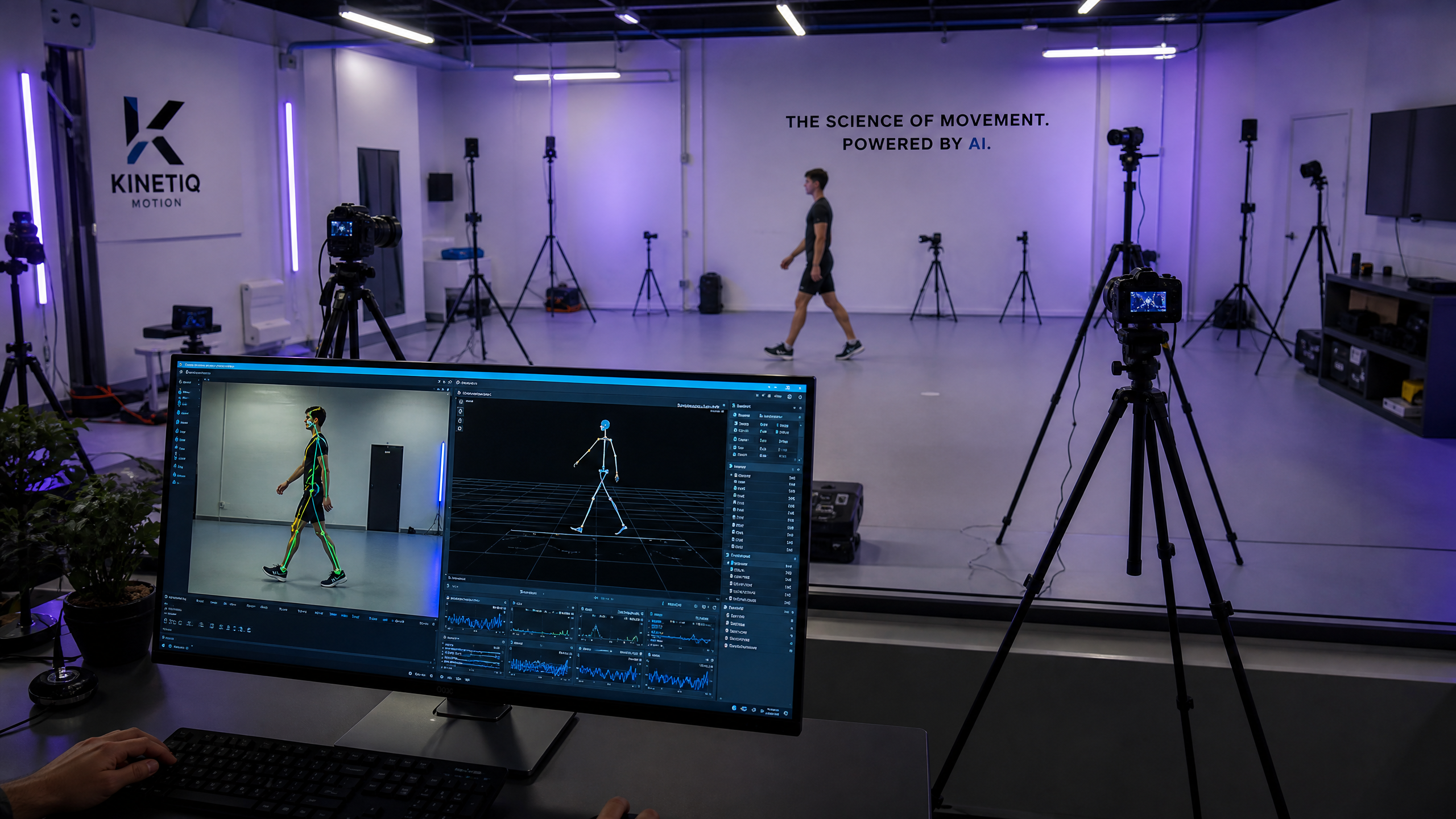Captura de movimento markerless com Theia3D