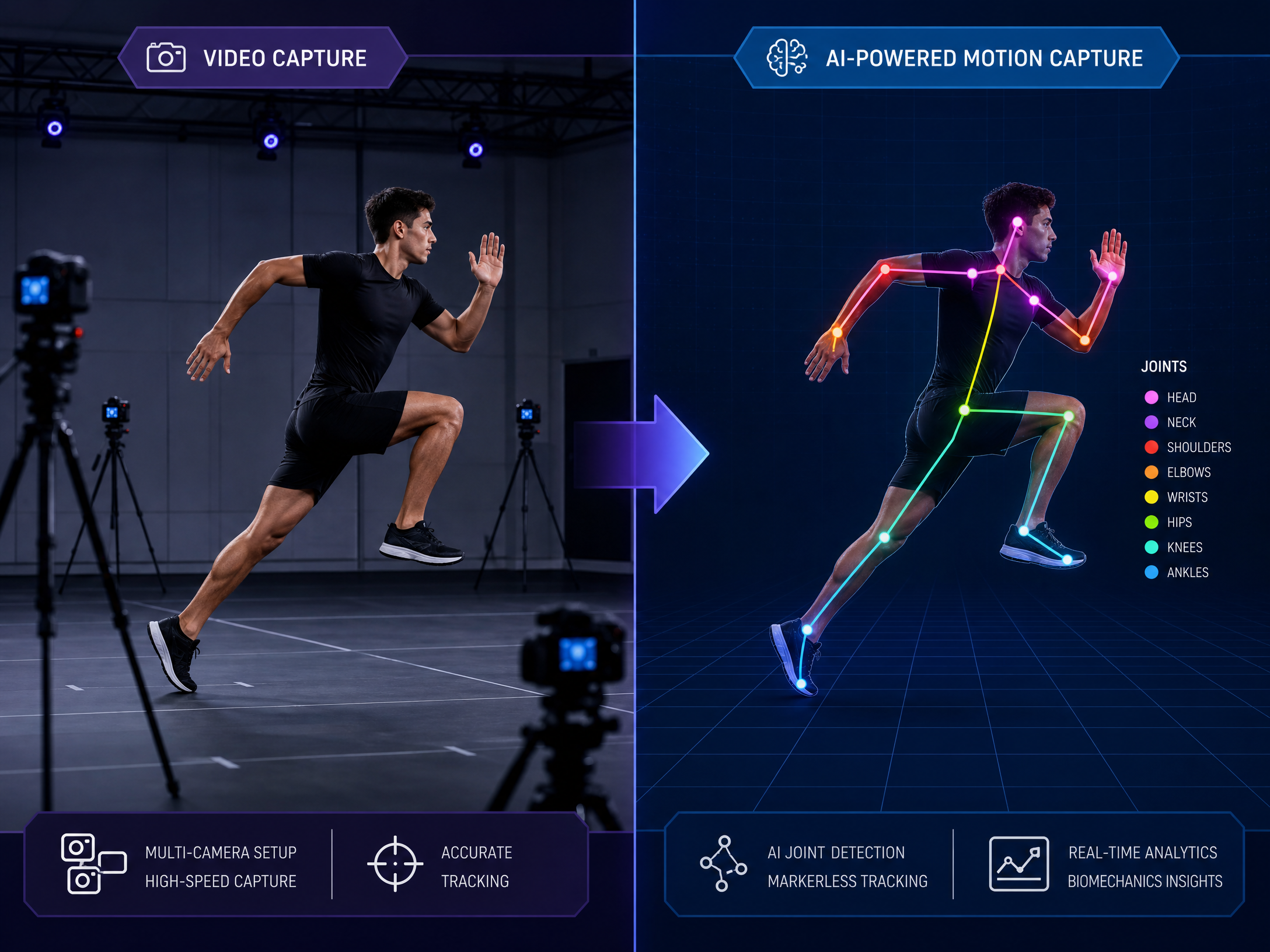 Theia3D - captura de movimento sem marcadores com IA